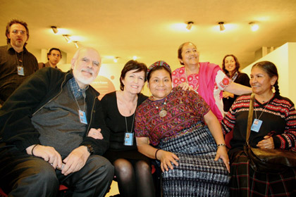 Barbadoro e Nattero all’ONU di New York con il Premio Nobel Rigoberta Menchù 
