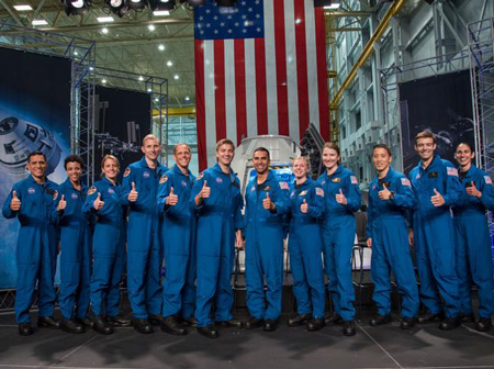 Gli astronauti scelti nell’ultima selezione (2017), entrati in servizio lo scorso 20 gennaio (Image Nasa)