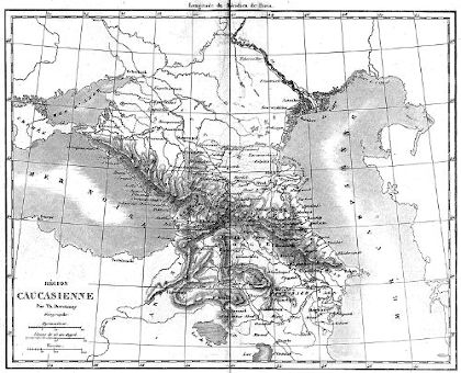 Una mappa antica del territorio armeno