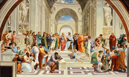 Umanesimo e rinascimento a confronto in un dipinto di Raffaello: Scuola di Atene