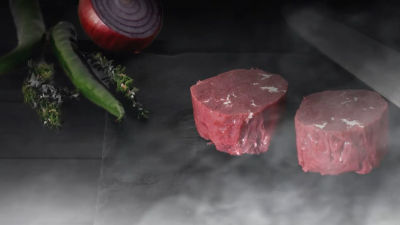 Nodini di carne coltivata (foto Mirai Foods)