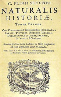  Il Naturalis Historiae di Plinio il Vecchio 
