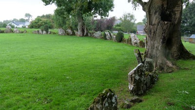 Una immagine dello Stone Circle di Lough Gur