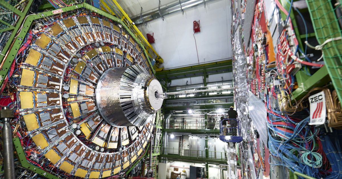 LHC, Large Hadron Collider, the famous particle accelerator at CERN
