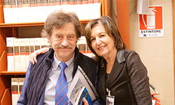 Rosalba Nattero con Massimo Wertmuller