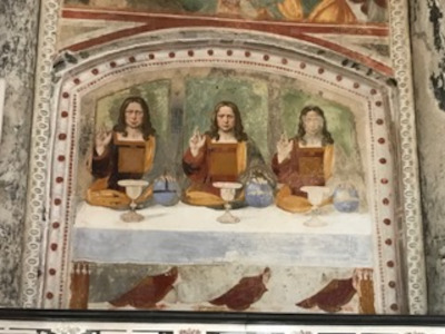 L’affresco della SS. Trinità in tre persone uguali e distinte – Santuario della SS. Trinità