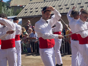 Una delle figure eseguite dai danzatori